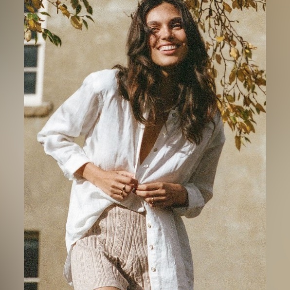 Spell Basic Linen Blouse